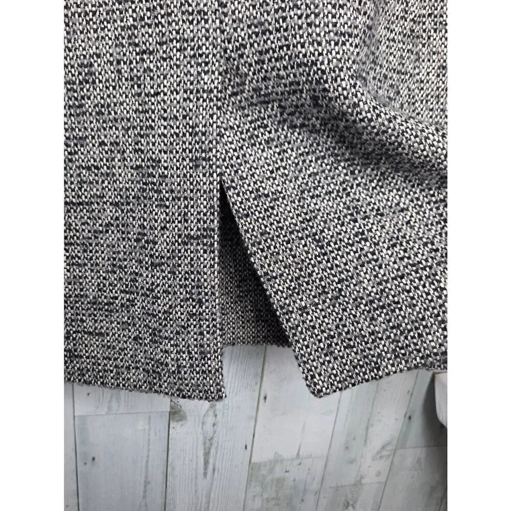 J. Crew Wool Blend Tweed Topcoat Sz 8